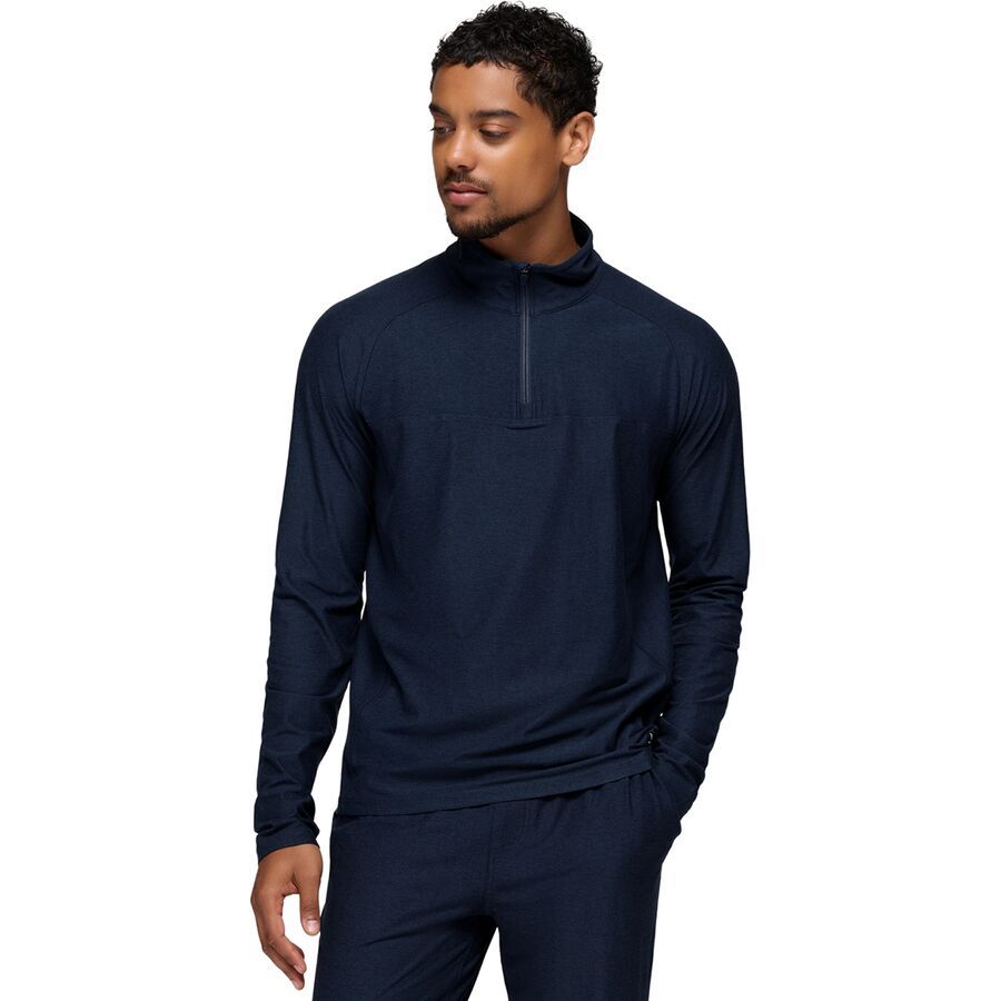 

Мужская футболка Altitude Tracker LT с застежкой-молнией на четверть длины prAna prAna, Nautical Heather