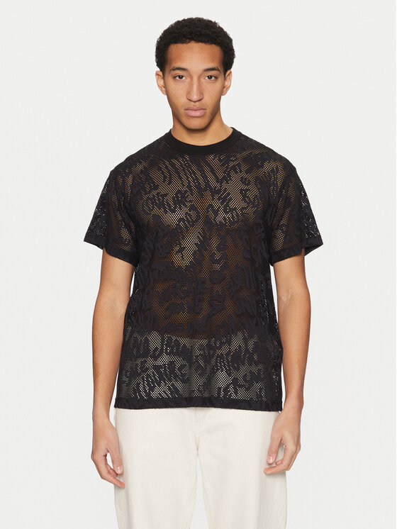 

Футболка обычного кроя 78GAH6R0 Versace Jeans Couture, черный