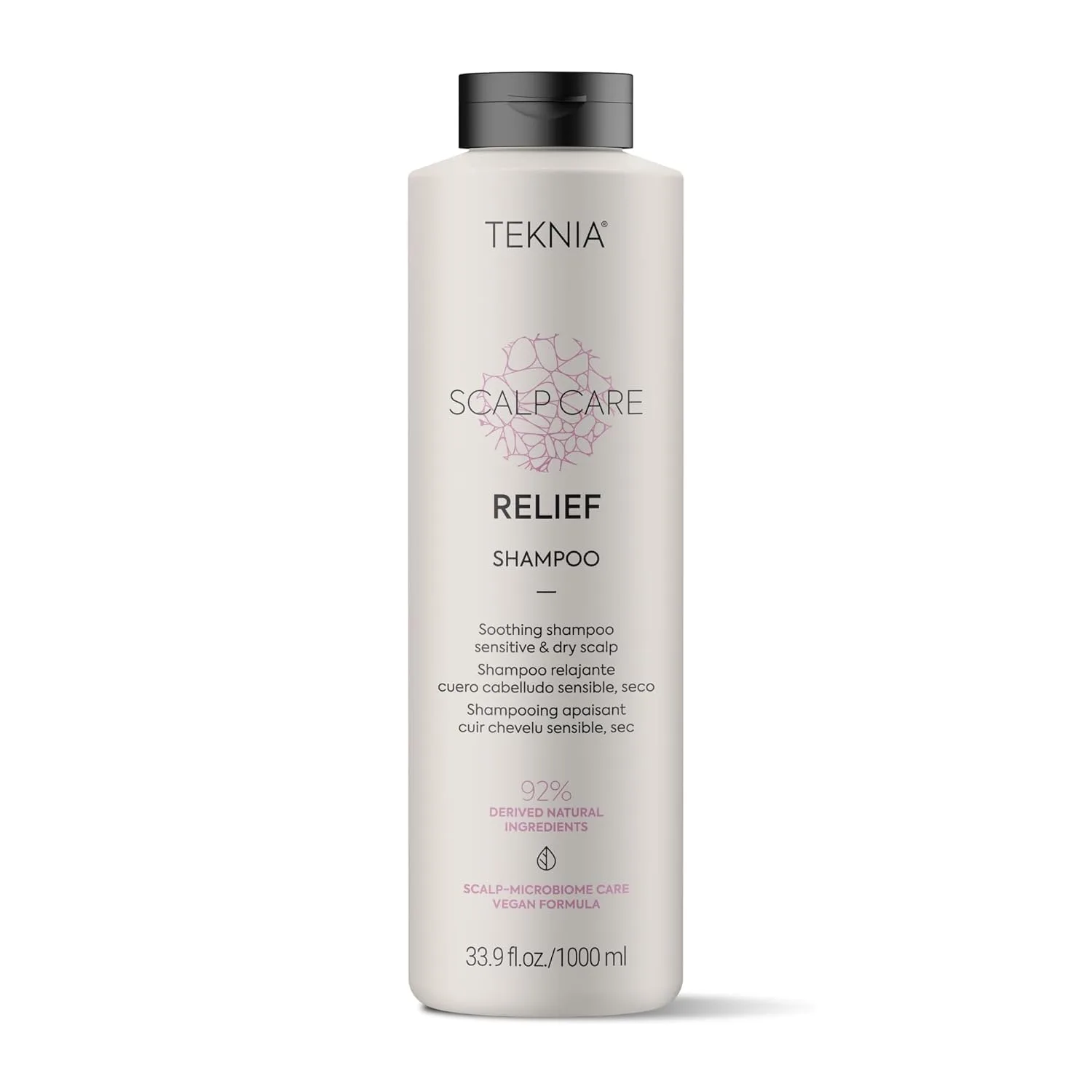 Успокаивающий шампунь для кожи головы LAKMÉ Teknia Scalp Care Relief, для сухой кожи головы, 33,8 жидких унций. 1000 мл