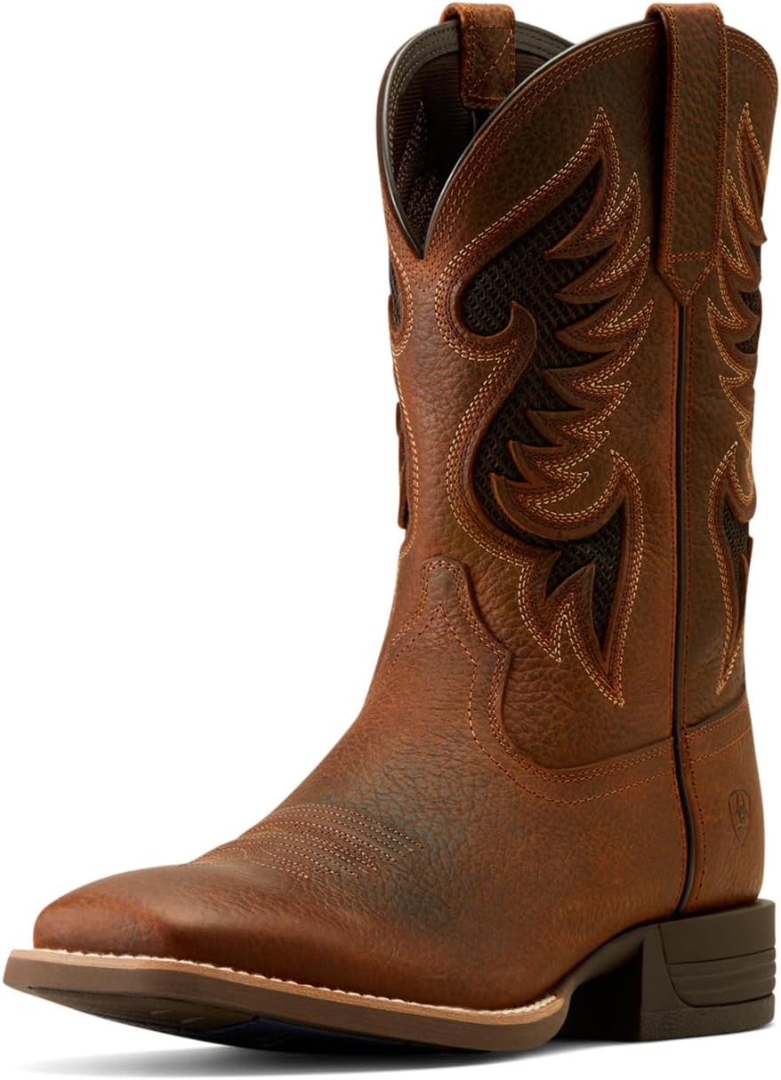 

Мужские ковбойские сапоги Ariat Cowpuncher VentTEK, коричневый