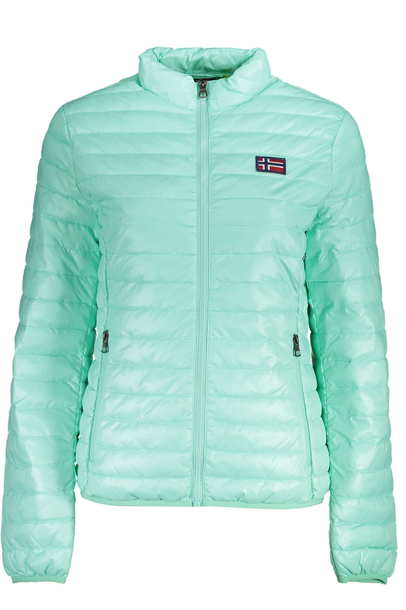 

Зеленая полиамидная женская куртка Geographical Norway