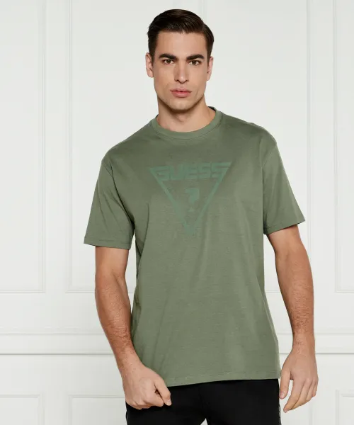 

Футболка Ажа Regular fit Guess Active, зеленый
