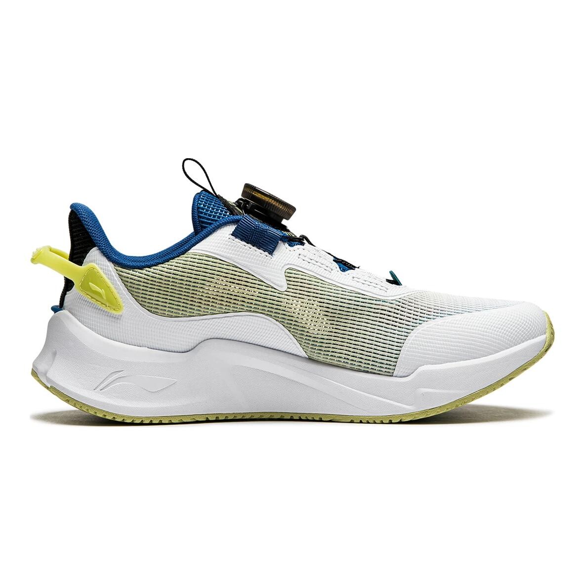 Кроссовки детские Dragonfly Leap V2 GS Low-top белые/зеленые Lining Young, зеленый — фото 2