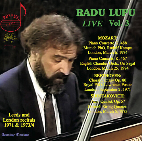 

CD диск Beethoven, L.V. / Brahms / Chopin / Lupu: Radu Lupu Live, Vol. 3