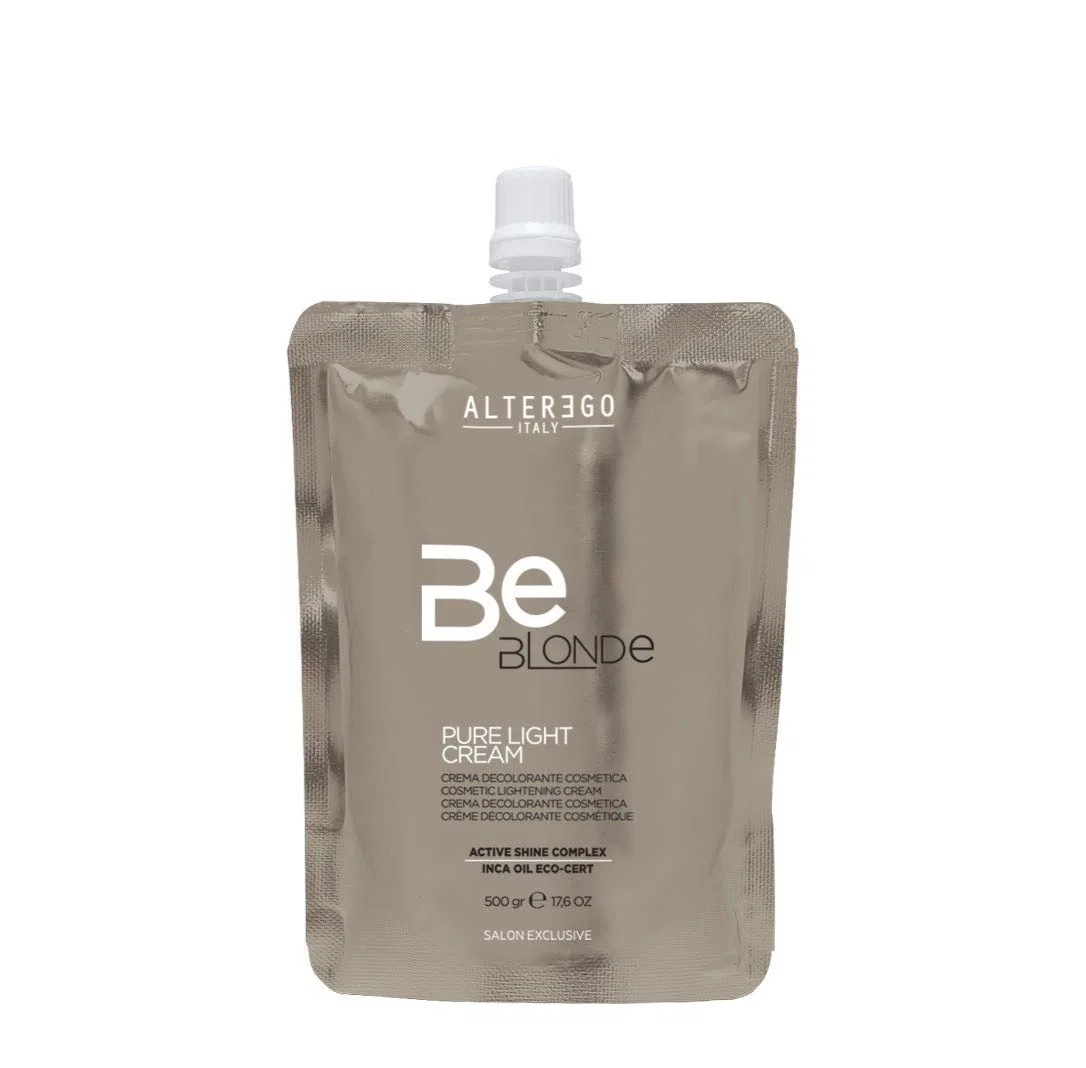Крем для осветления волос Be Blonde Pure Light Cream от ALTEREGO, 500 г Alter Ego
