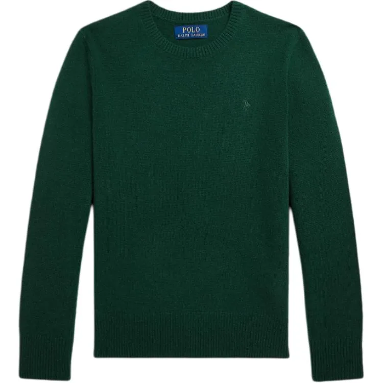 Polo Ralph Lauren Свитер FW24 Preppy Green детский — фото 3