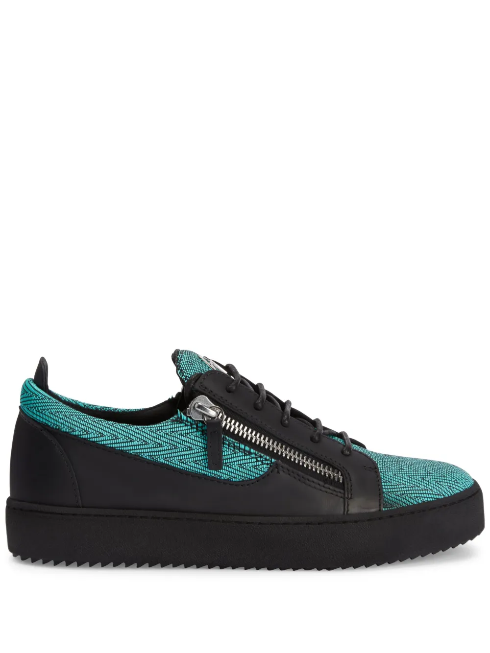 

Двухцветные кроссовки Frankie Giuseppe Zanotti, черный