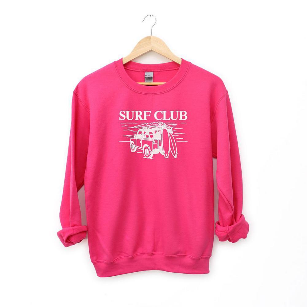 

Толстовка Jeep с вышивкой Surf Club Simply Sage Market, цвет Raspberry