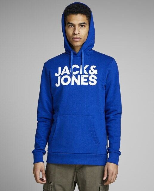 

Мужская толстовка с капюшоном Jack & Jones, синий