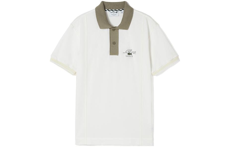 

Рубашка поло мужская белая Lacoste, белый