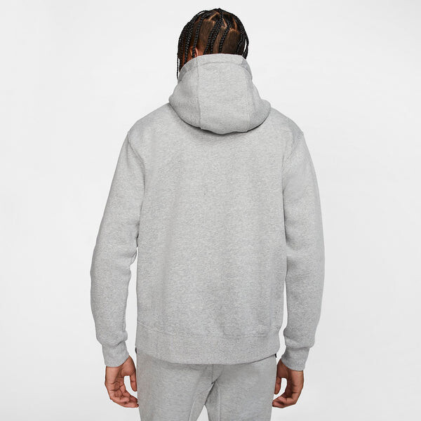 Толстовка Nike Sportswear Club Logo Hoodie 'Grey', серый — фото 2