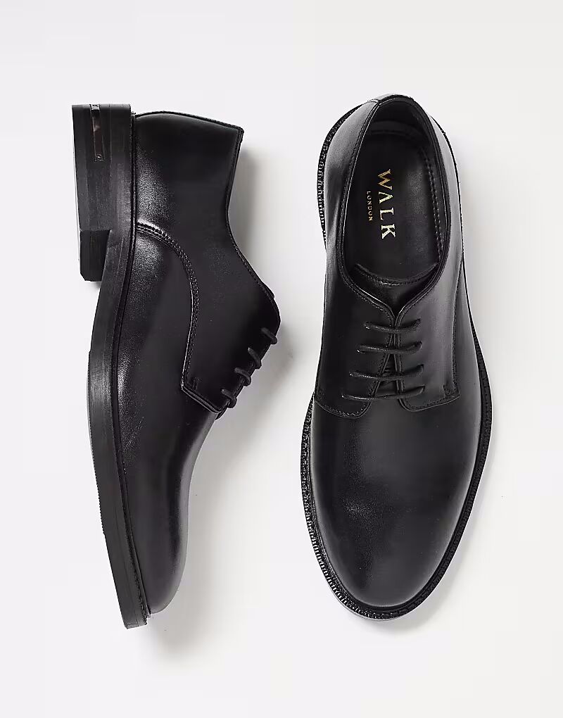 

Туфли Oliver на шнуровке из черной кожи Walk London