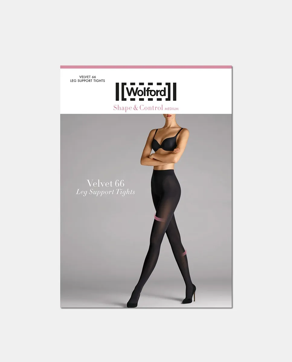 

Матовые утягивающие трусы , 66 ден Wolford, черный