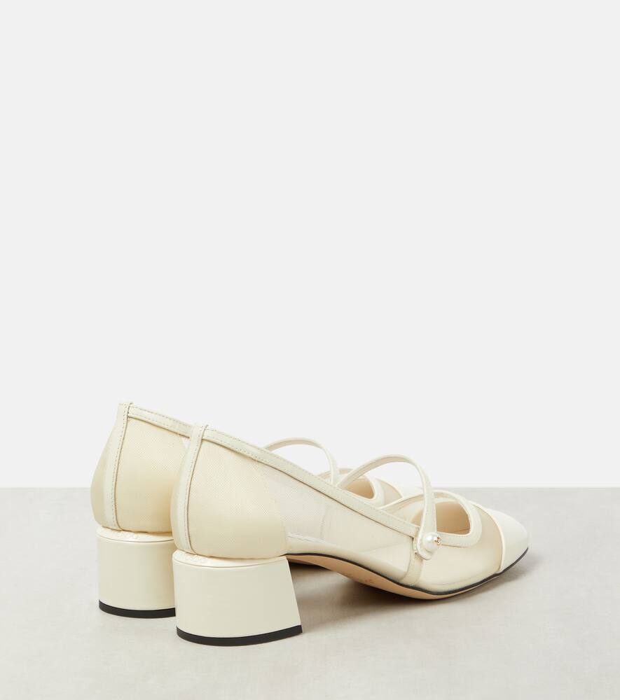 Туфли-лодочки Mary Jane Bridal Elisa 45 mesh Jimmy Choo — фото 3