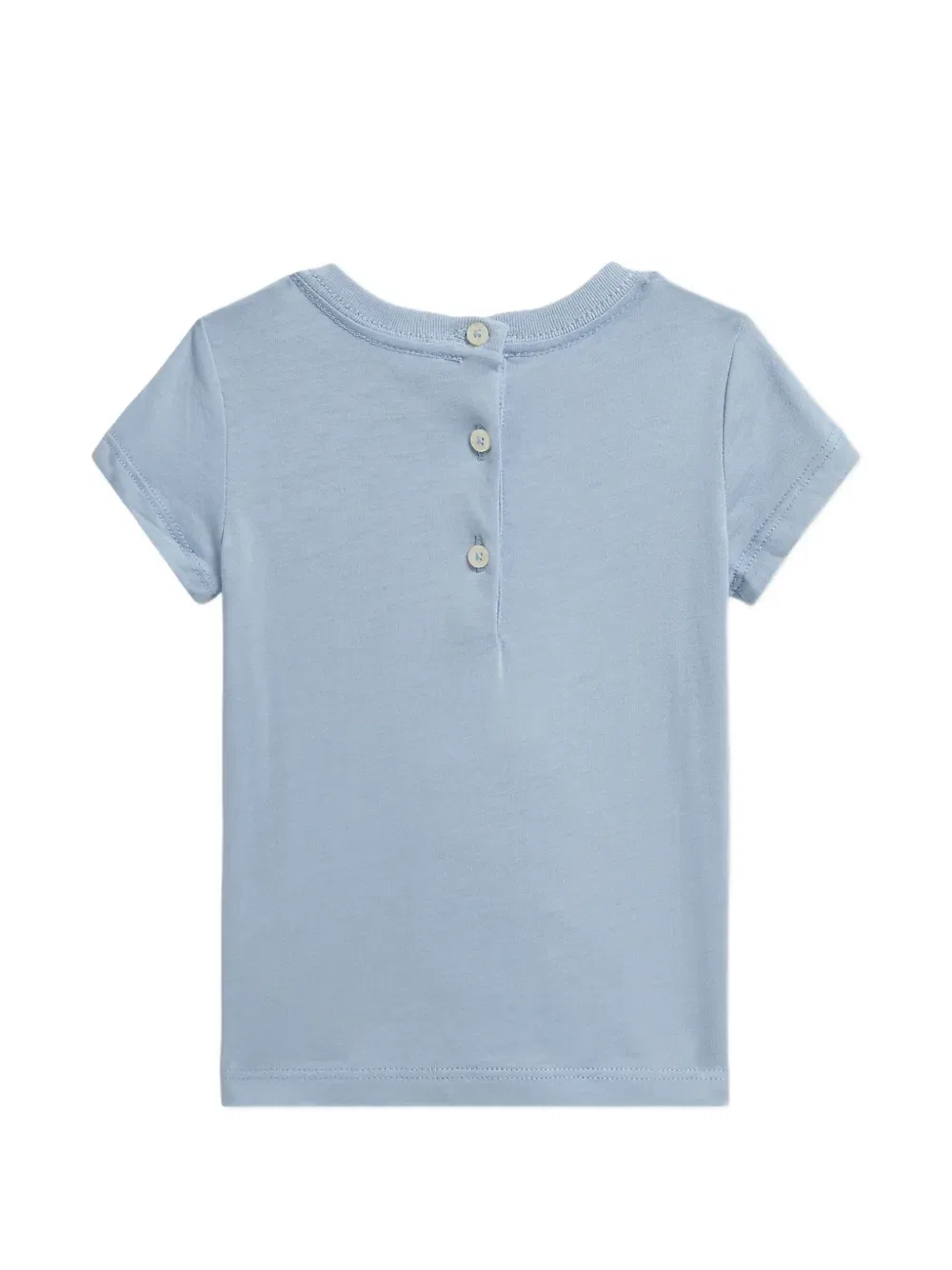 Футболка с принтом медведя поло Polo Ralph Lauren Kids, синий — фото 2