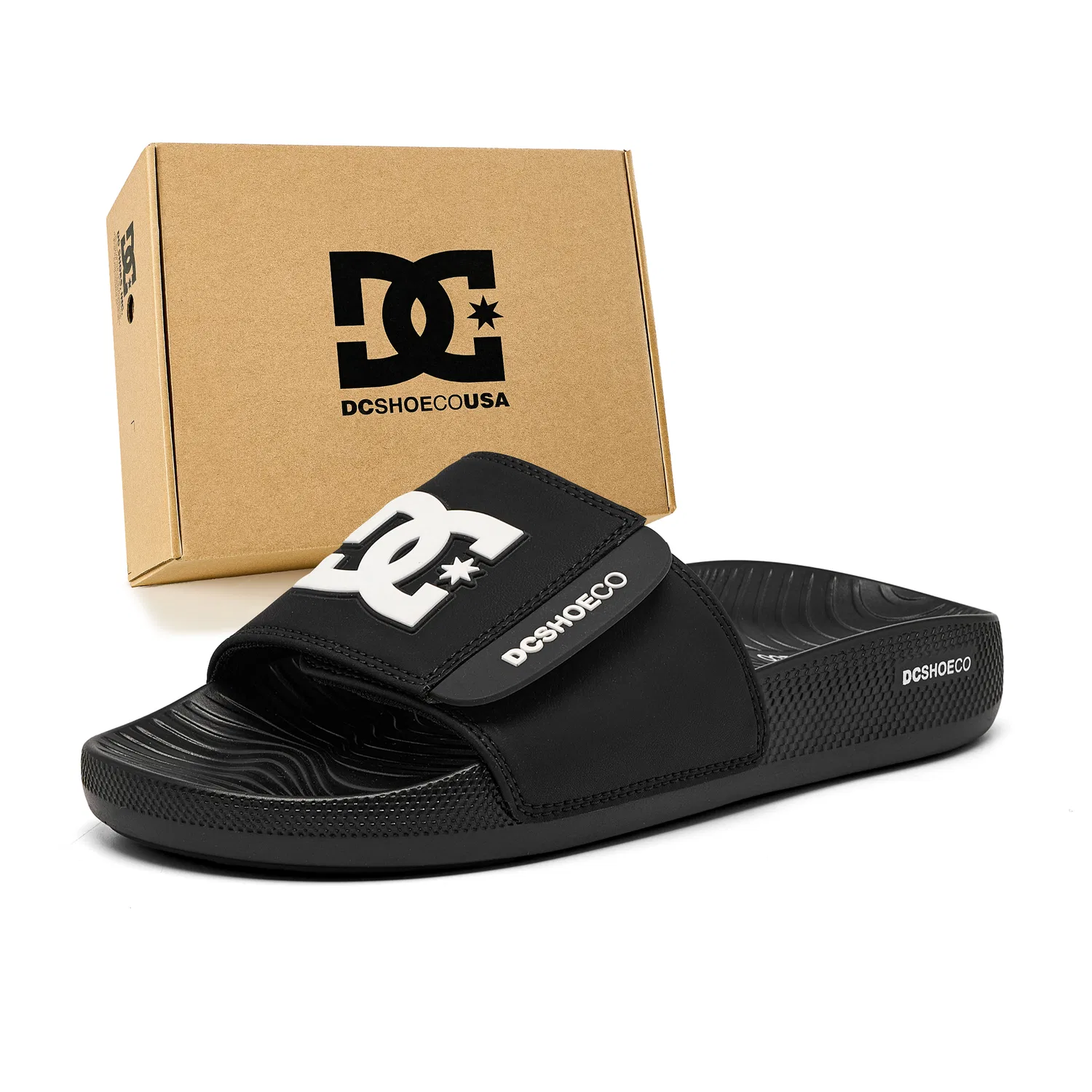 Шлепанцы DCSHOES белые/черные/синие