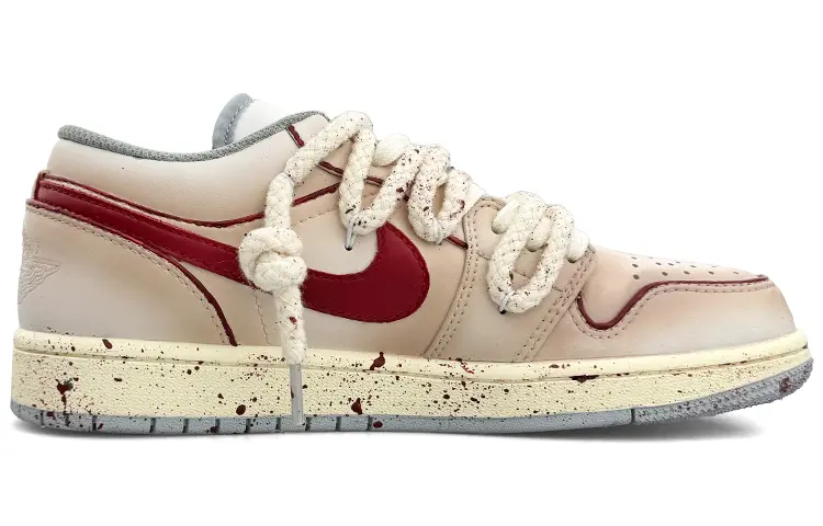 

Баскетбольные кроссовки Air 1 Vintage Men Low-top бежевый Jordan