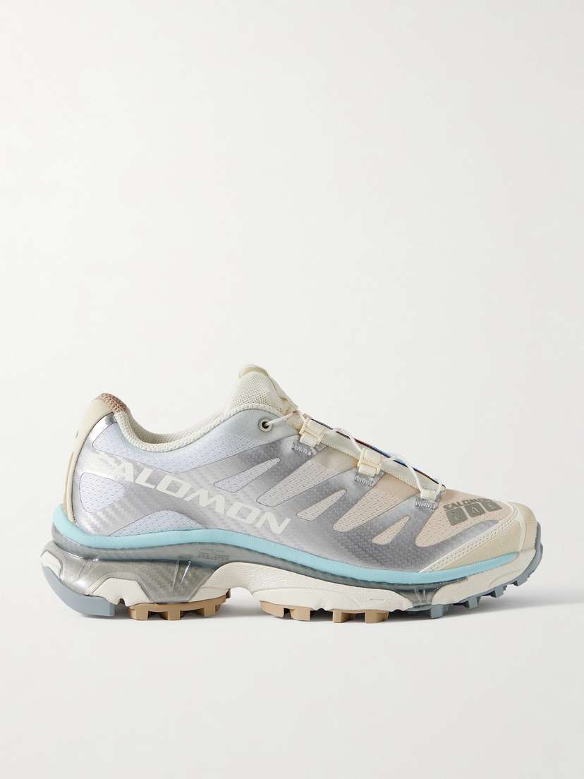 Кроссовки Xt-4 og из сетчатой ткани с прорезиненной отделкой Salomon, серебряный
