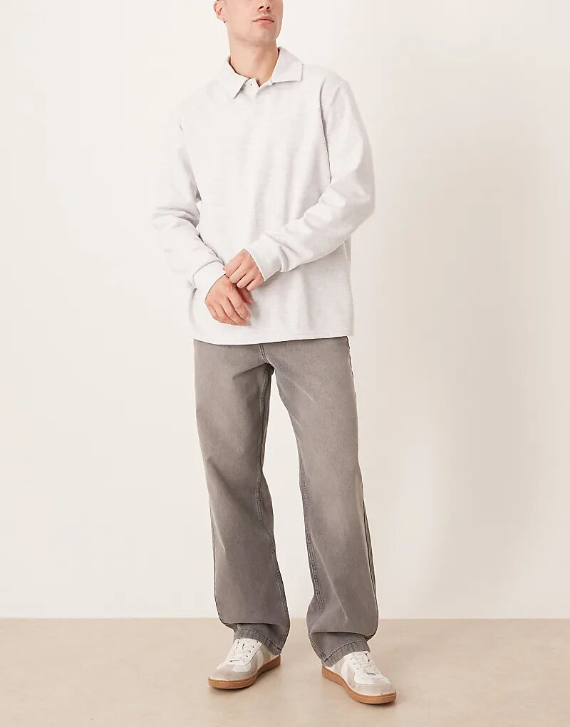 

Мешковатые джинсы ASOS DESIGN серого цвета