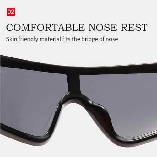 

Винтажные панк-очки, солнцезащитные очки для мужчин и женщин, модные цельные очки в стиле ретро, ​​солнцезащитные очки с защитой от УФ-излучения UV400 MTZJH, C4