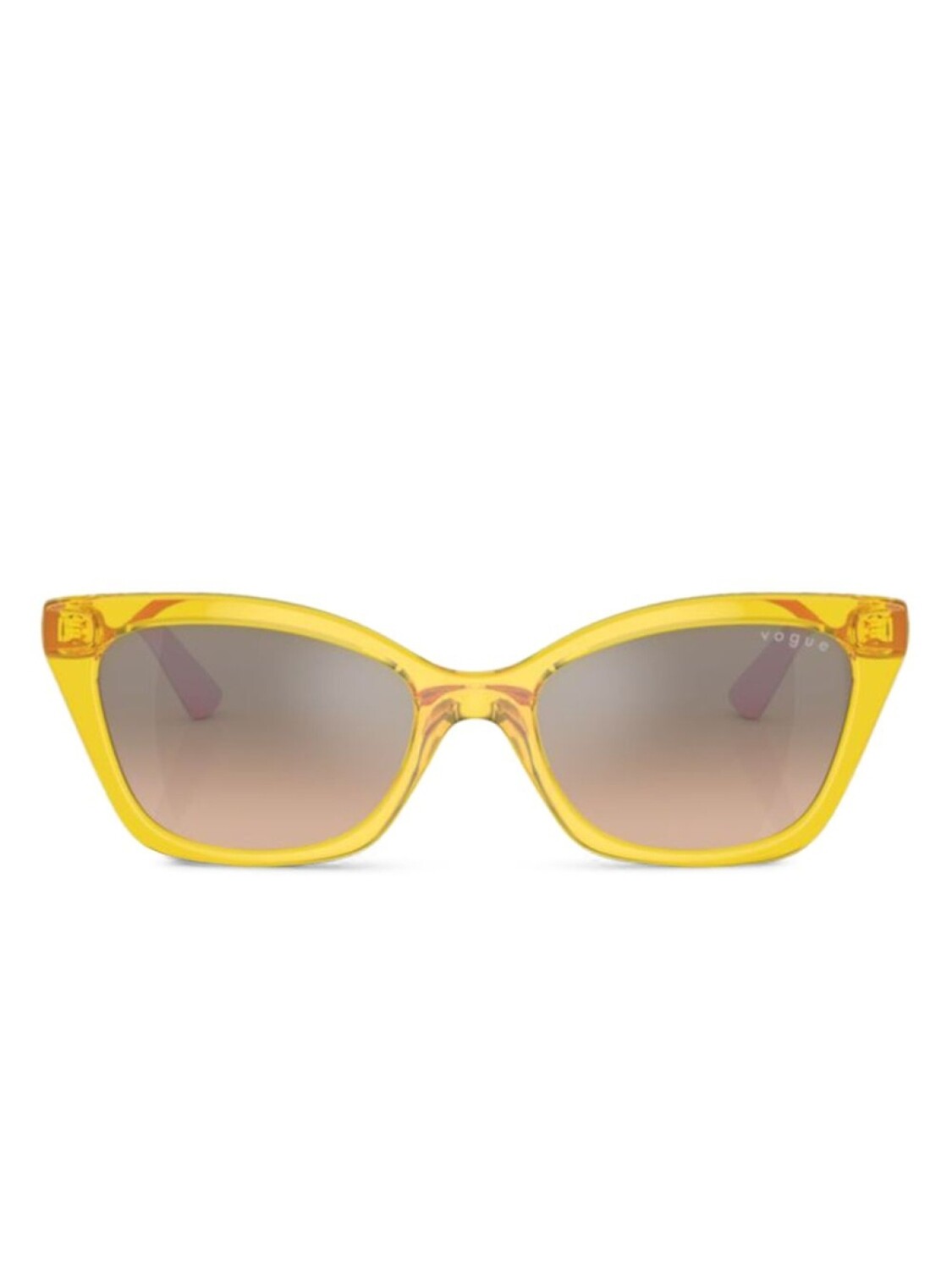 

Vogue Eyewear солнцезащитные очки в квадратной оправе, желтый
