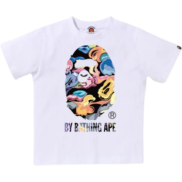 Футболка для детей с круглым вырезом A BATHING APE, белый