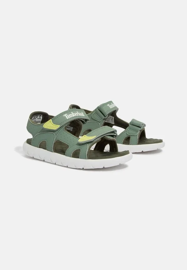 Сандалии для ходьбы perkins row с двойным ремешком Timberland, Light Green — фото 2