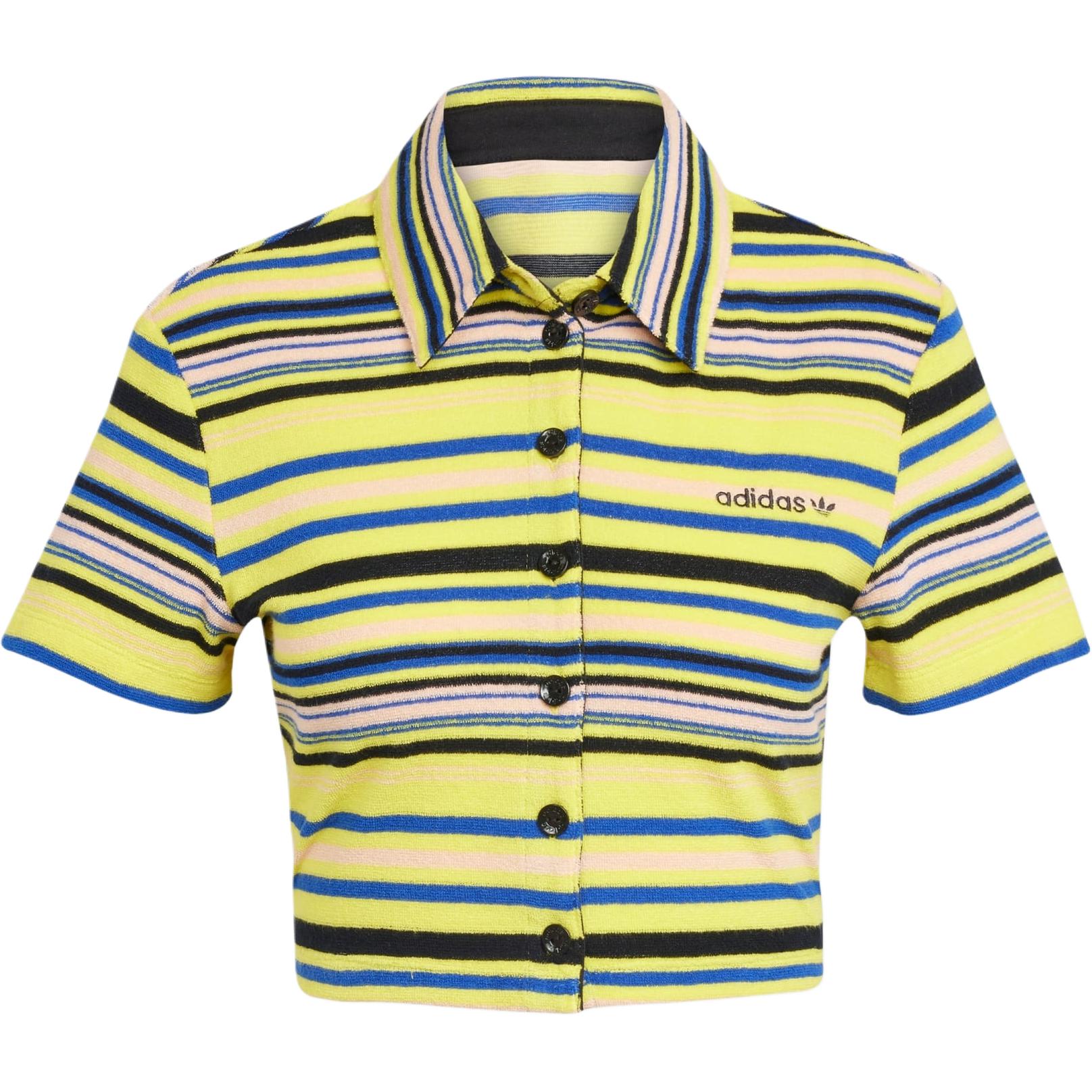 

Рубашка-поло с пуговицами Adidas Originals, мультиколор