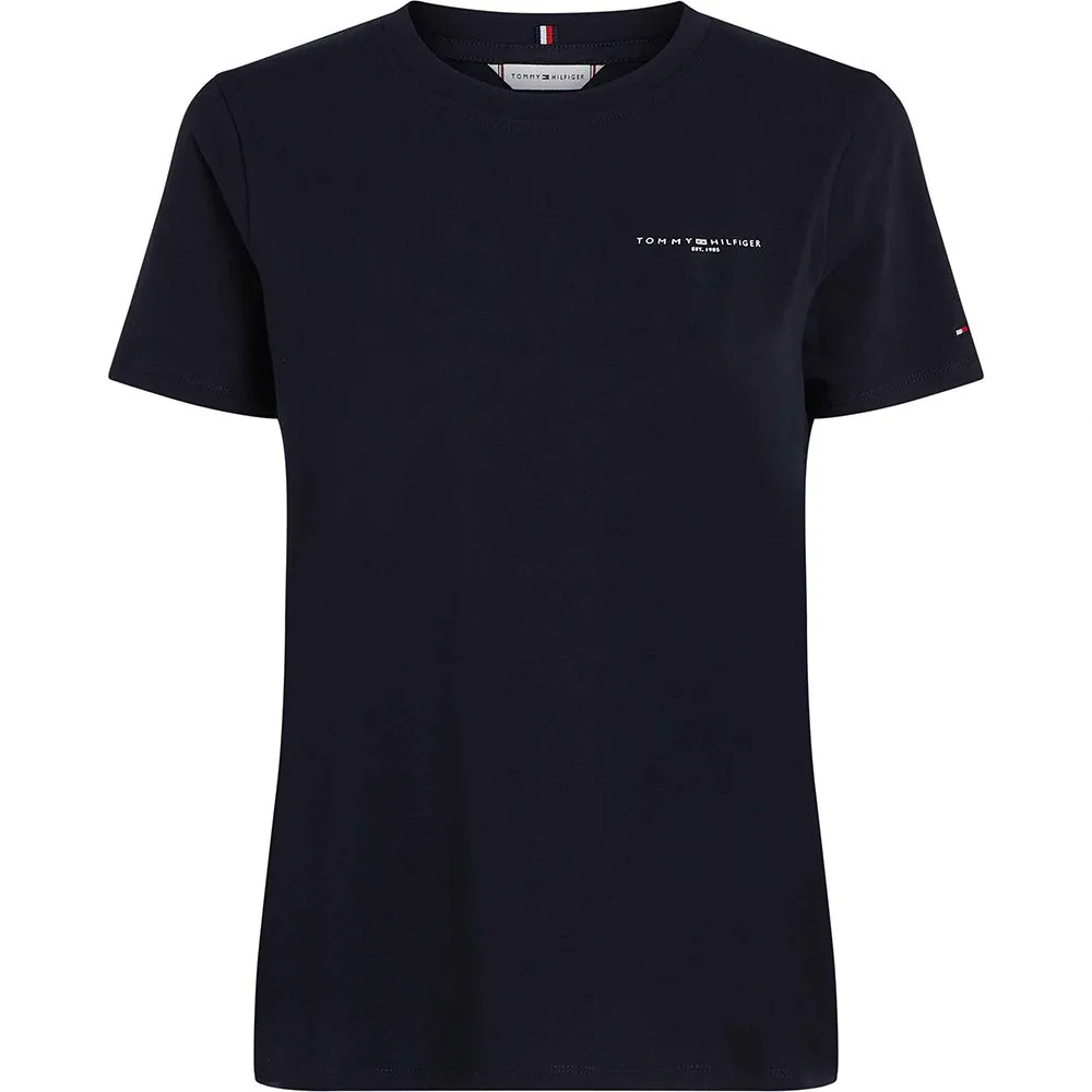 

Футболка Tommy Hilfiger 1985 Reg Mini Corp Logo, черный