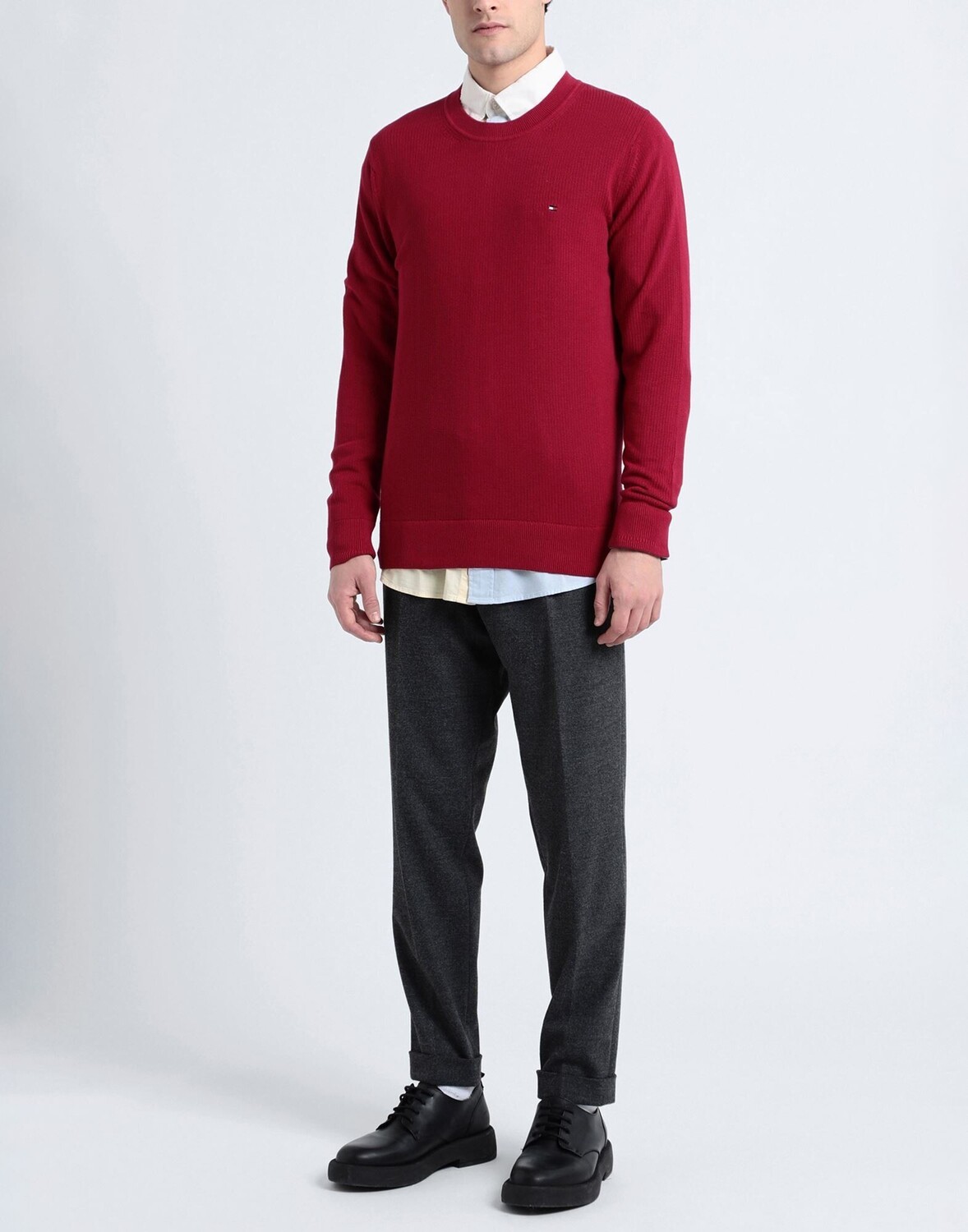 Свитер Tommy Hilfiger, гранат — фото 4