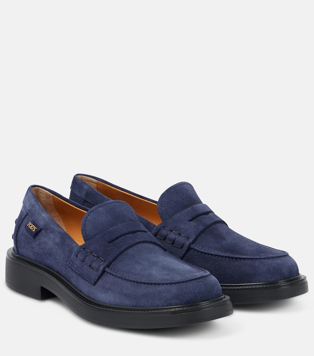 Замшевые пенни-лоферы Tod's, Galassia Scuro