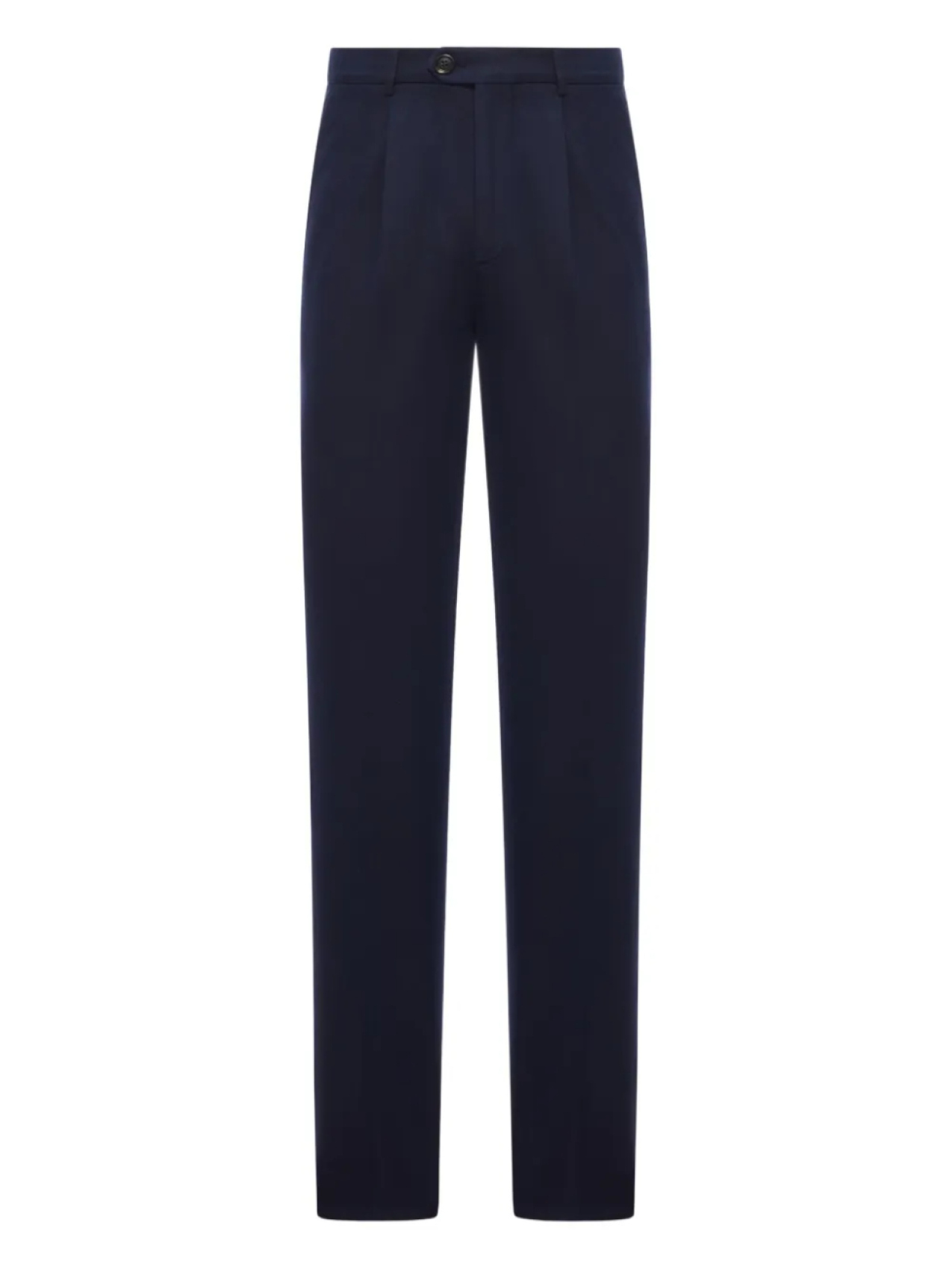 

Брюки из хлопка со складками Brunello Cucinelli, синий