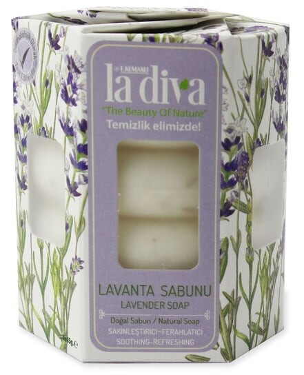 

КУСКОВОЕ МЫЛО TWIST LAVENDER (4 x 45 г) 180 г - LA DIVA