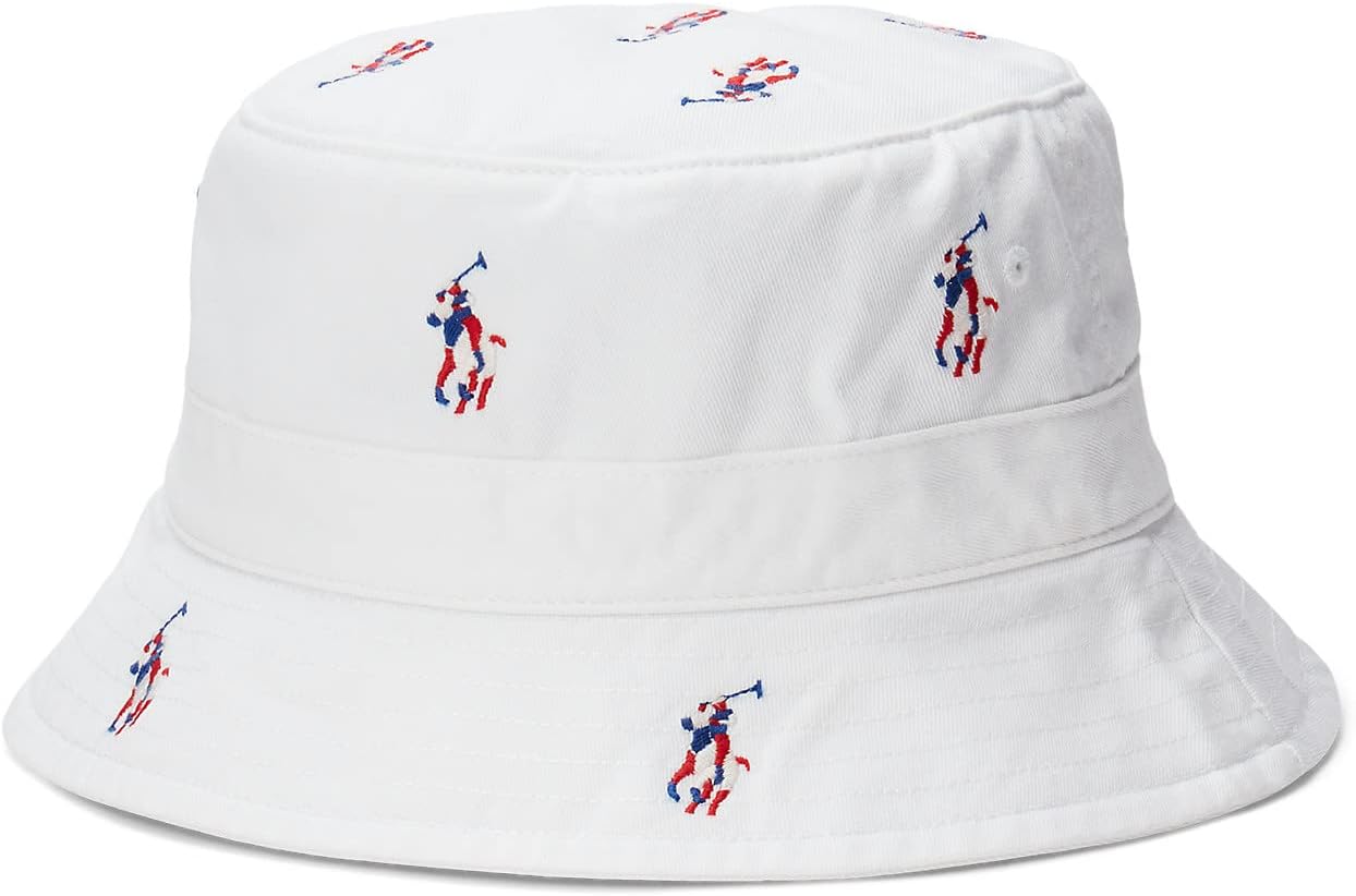 

Мужская панама Polo Ralph Lauren из твила с узором «разбросанный пони», W(619328)/R