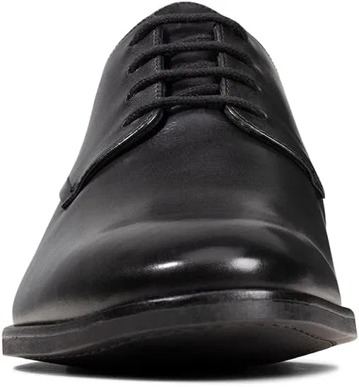 Мужские туфли-дерби Clarks Stanford Walk, Black Leather — фото 3