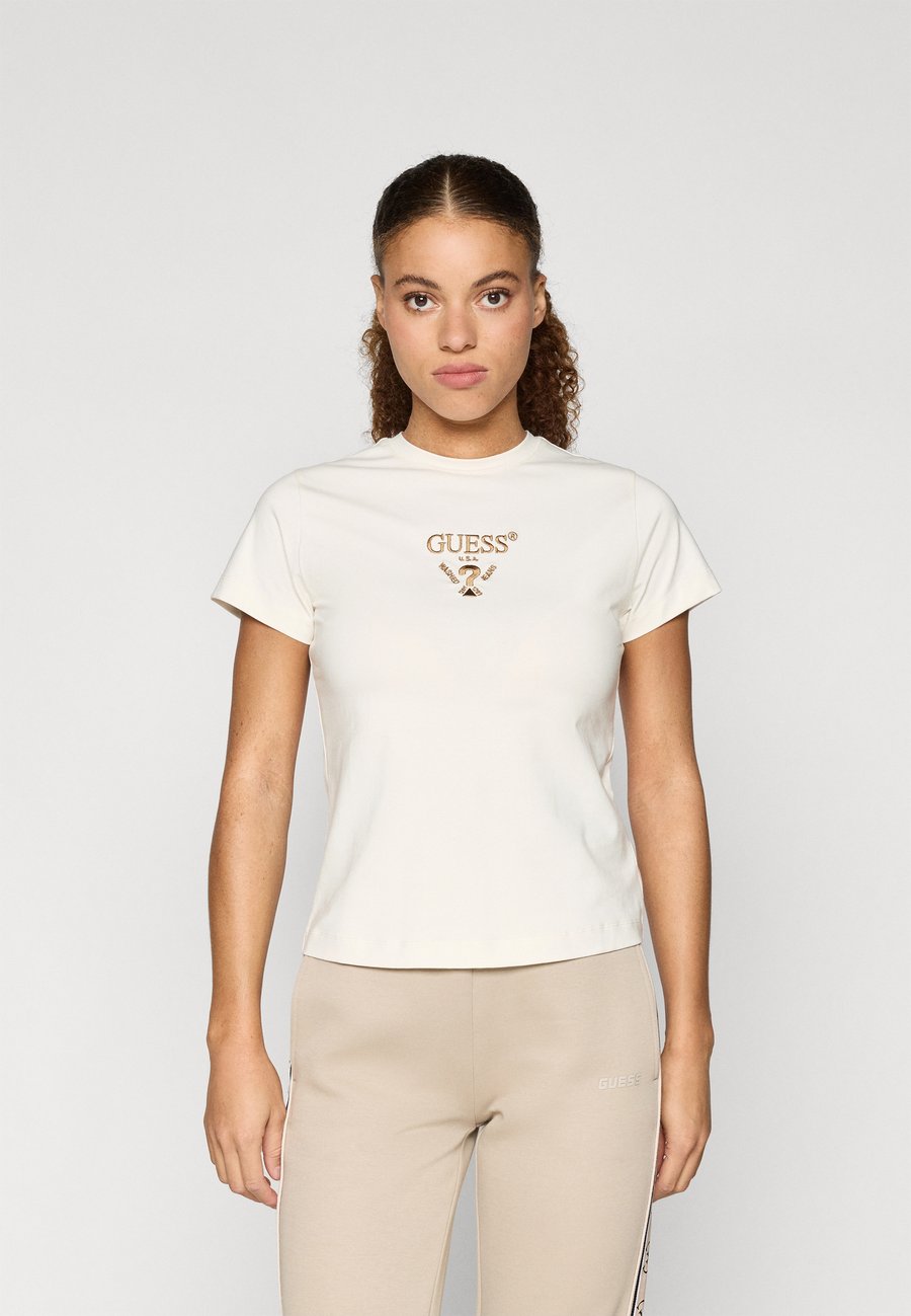 

Футболка Guess COLETTE TEE, White Moon/White, Белый, Футболка Guess COLETTE TEE, White Moon/White