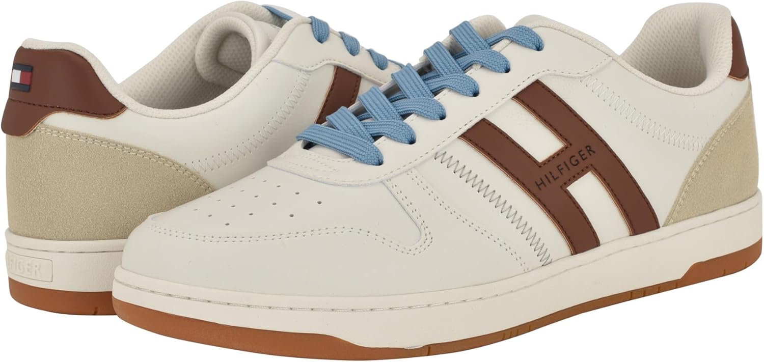 Мужские кроссовки Tommy Hilfiger Tilyas, Cream/Cognac Multi 150 — фото 2