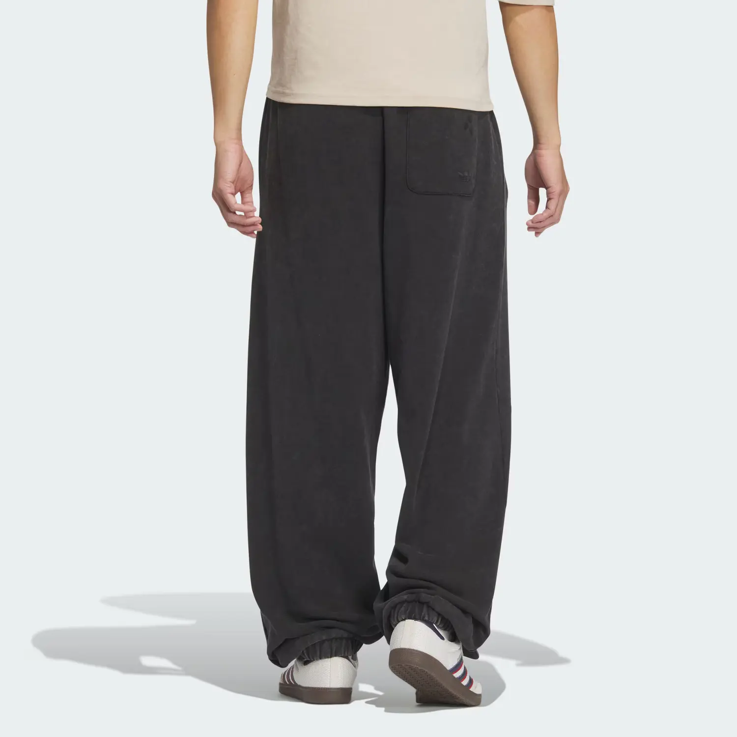 Повседневные брюки мужские WASHED черного цвета Adidas Originals, черный — фото 3