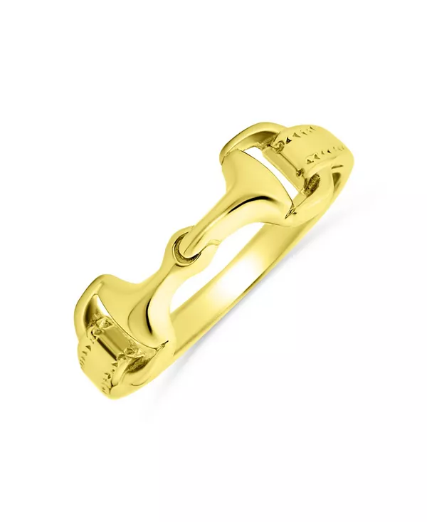 

Кольцо-Трензель для лошади в стиле ковбой, любительница конного спорта, из стерлингового серебра Bling Jewelry, gold-tone