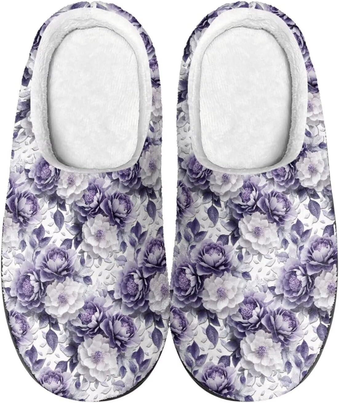 

Женские домашние тапочки Nxidvxne, повседневные с удобной посадкой, теплые домашние тапочки для использования в помещении, унисекс, для женщин и мужчин, набор для пары, Flower