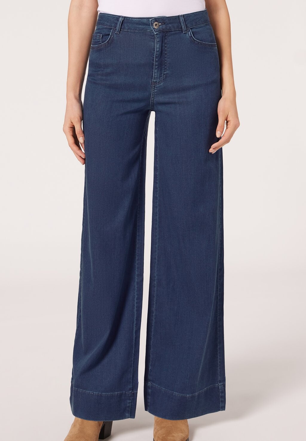 

Джинсы расклешенные PALAZZO Calzedonia, цвет blau dark denim blue