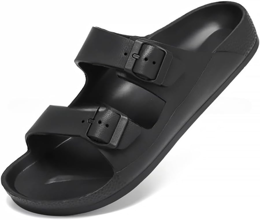 

Мужские сандалии Geerta с регулируемым ремешком на двойной пряжке, черный