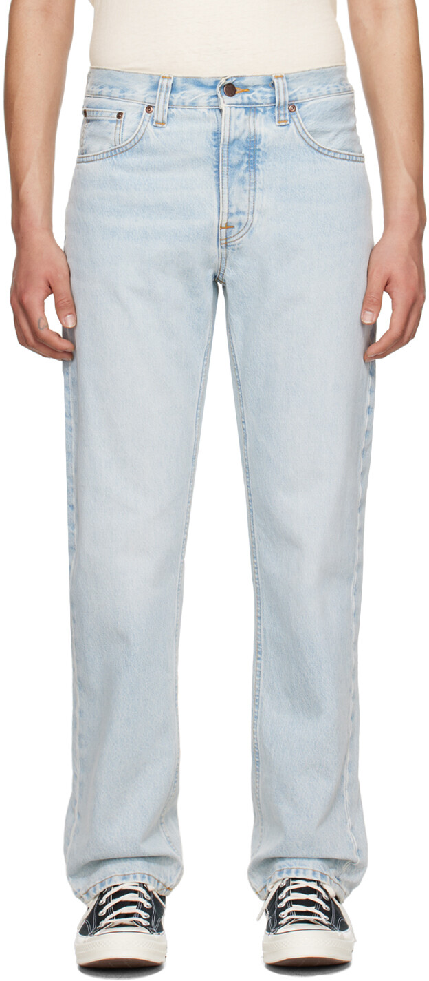 

Синие джинсы Rad Rufus Nudie Jeans, цвет Sunday moon