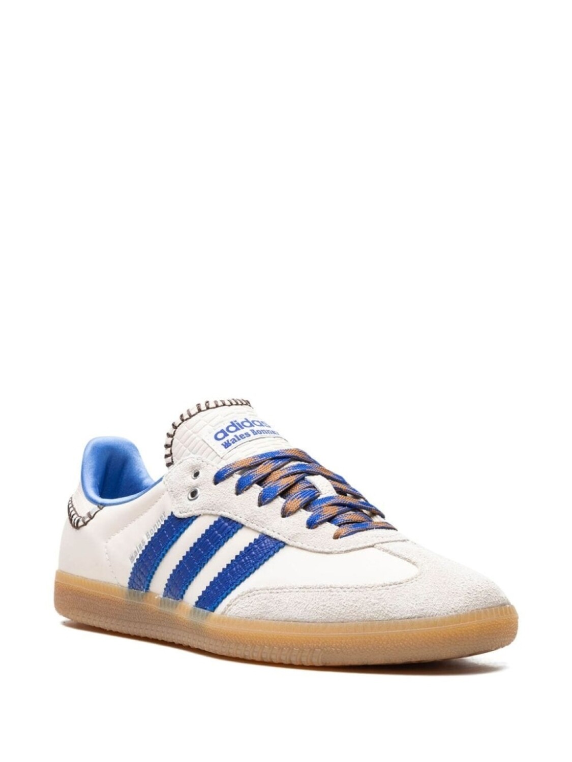 Adidas кроссовки Samba Wonder Clay Royal Blue из коллаборации с Wales Bonner, белый — фото 2