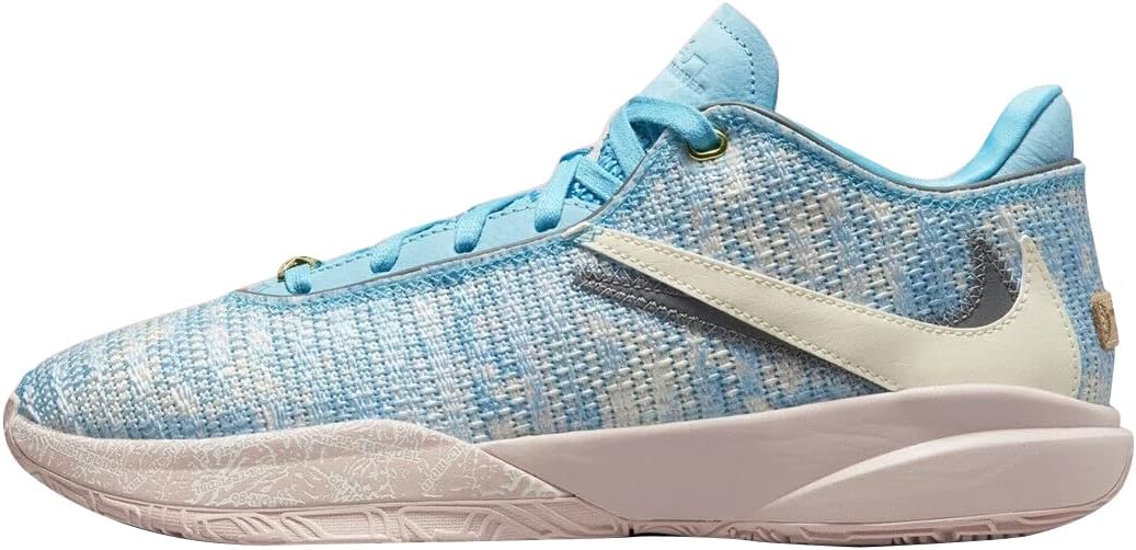 

Nike Mens Lebron 20, Blue Lightning Coconut Milk