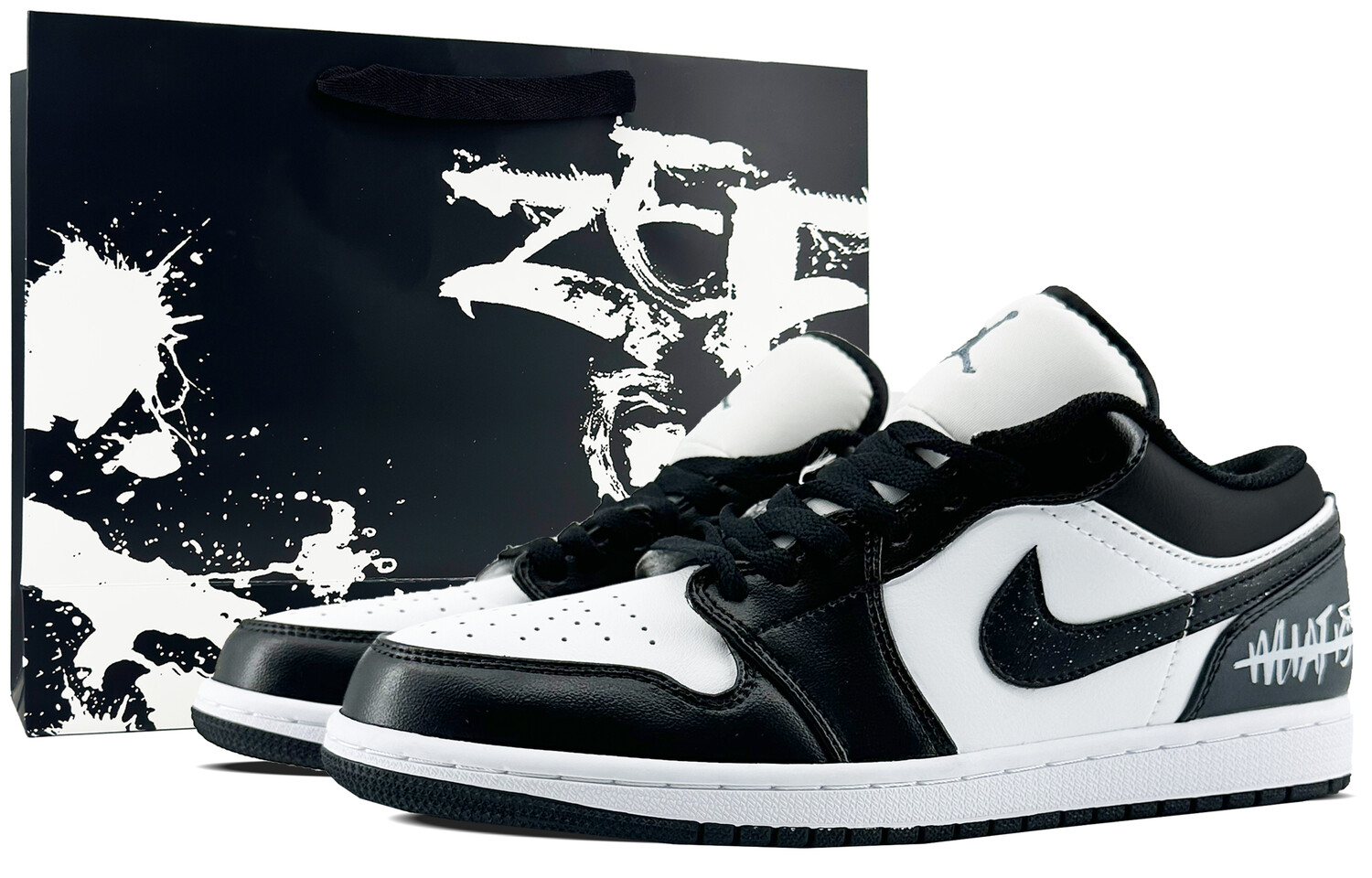 

Баскетбольные кроссовки Air 1 Vintage Men Low-Top Black/White Jordan, Белый, Баскетбольные кроссовки Air 1 Vintage Men Low-Top Black/White Jordan