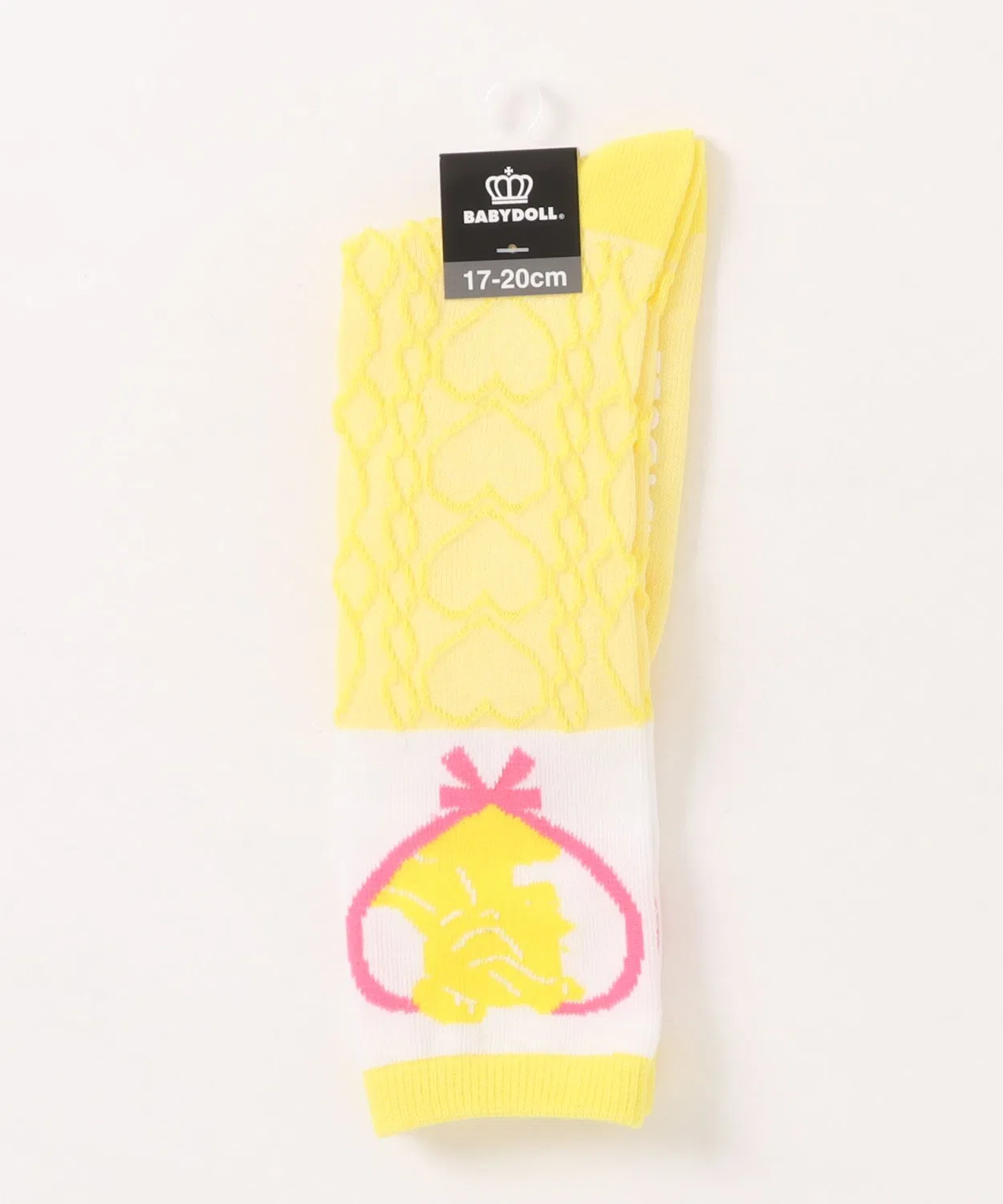 Носки высокие Disney Princess BABYDOLL желтые