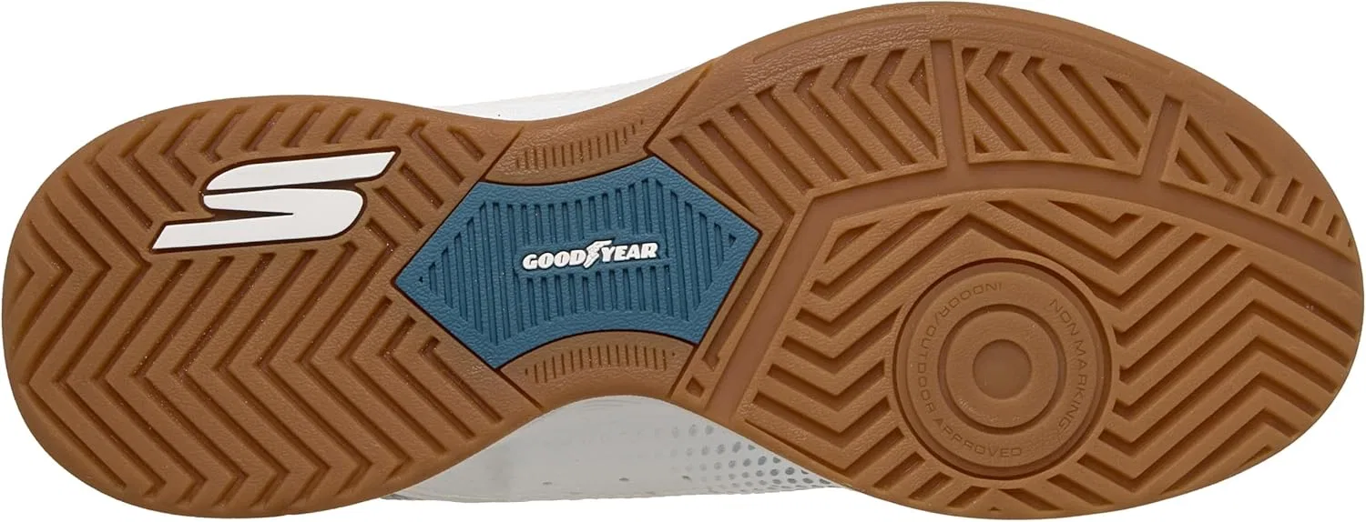 Кроссовки для пиклбола Skechers Viper Court Reload Hands Free Slip-ins, белые/голубые — фото 2