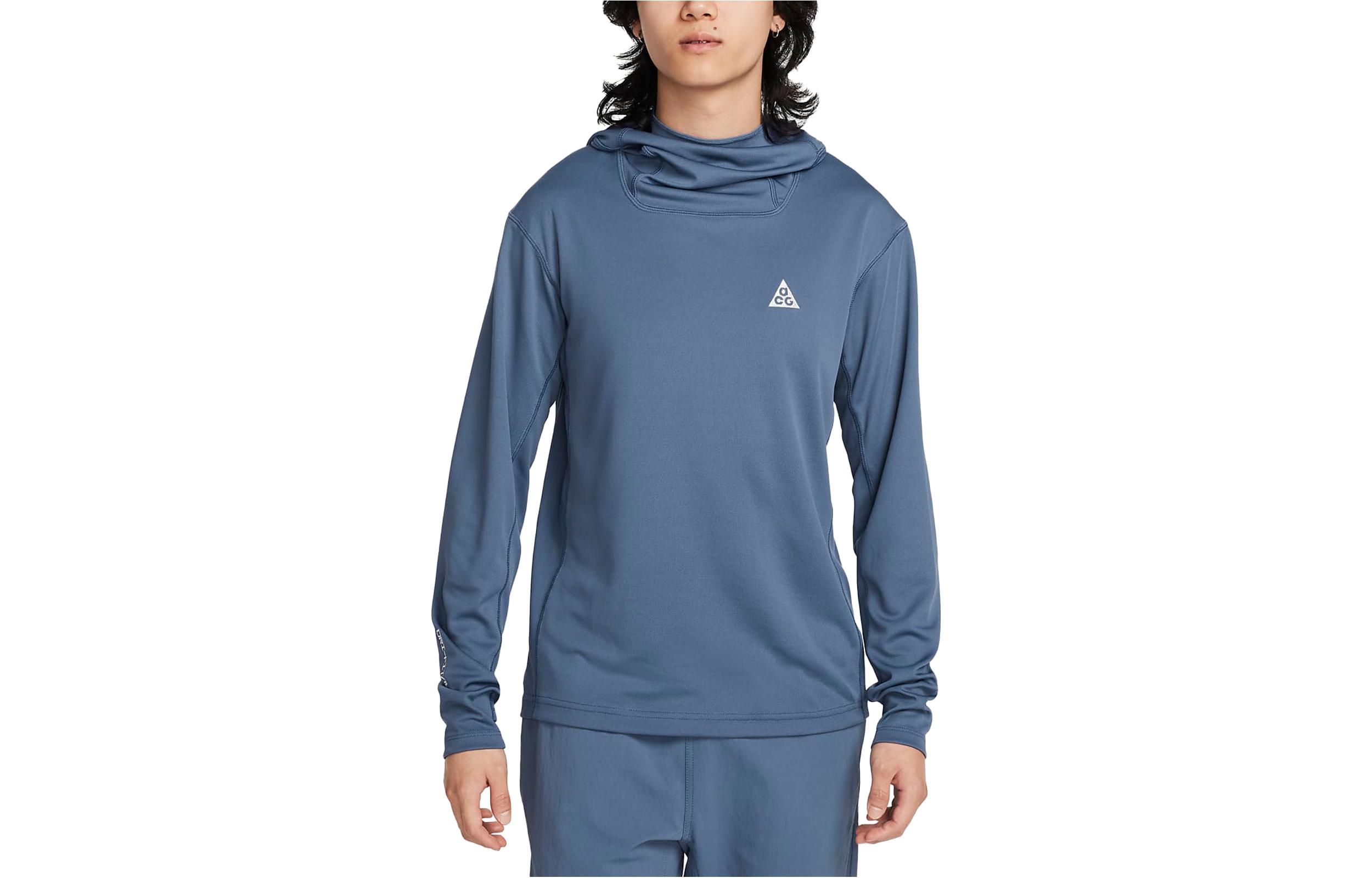 Nike Футболка ACG Drop Shoulder Sleeve для мужчин, мятно-голубой — фото 2
