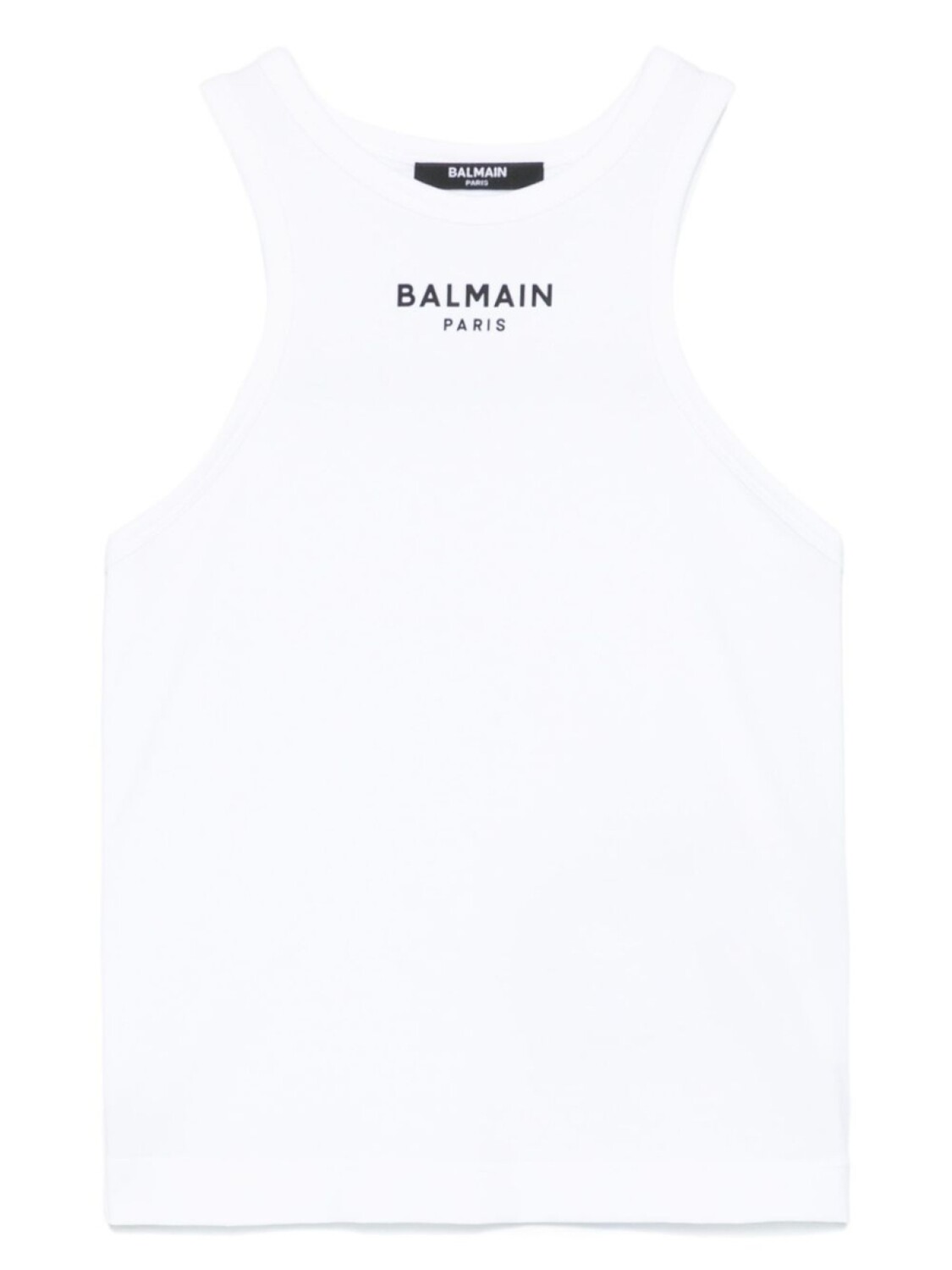 

Balmain Kids топ с логотипом, белый